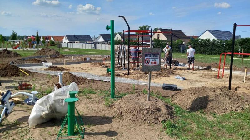 Streetworkout- és fitneszpálya kivitelezés